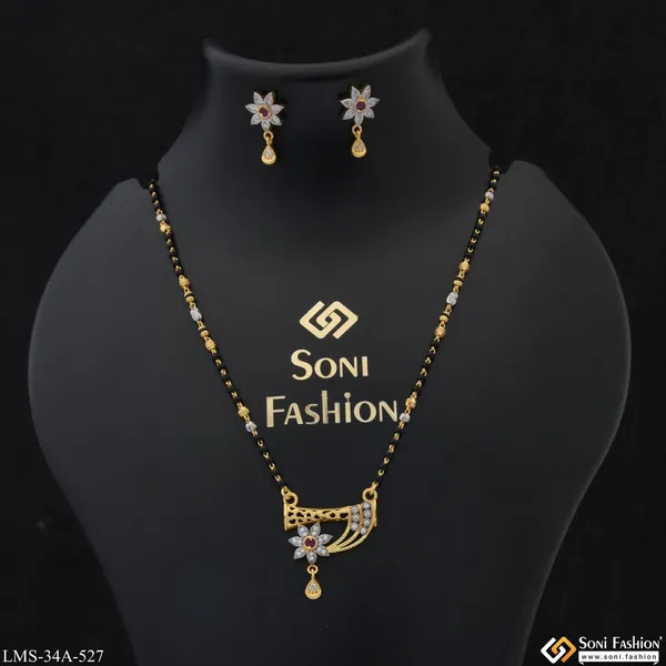 1_Gram_Gold_Plated_Artisanal_Design_Mangalsutra_Set_For_Women_Style_A527
