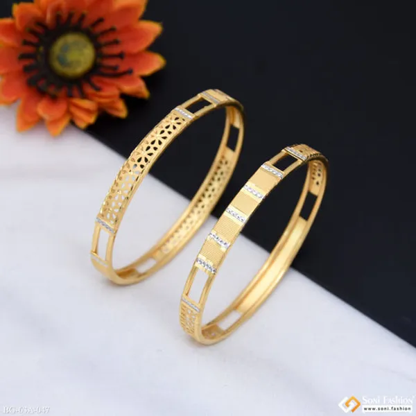 1_Gram_Gold_Plated_New_Style_Bangles_For_Ladies_Style_A047