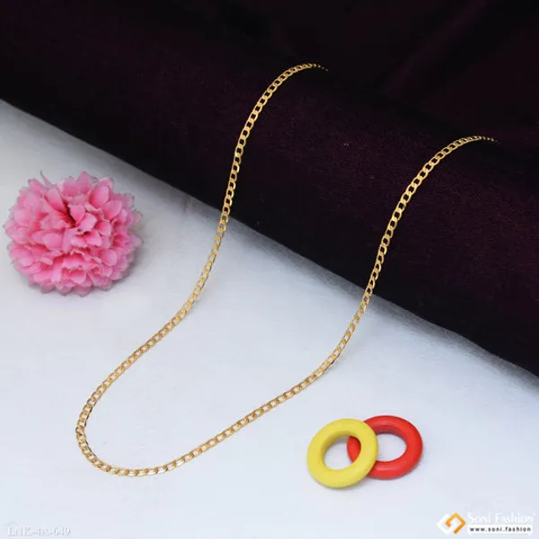 Timeless_Tradition_Design_Gold_Plated_Chain_For_Ladies_Style_A649