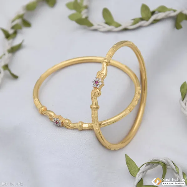 1_Gram_Gold_Plated_Exclusive_Design_Bangles_For_Women_Style_A042