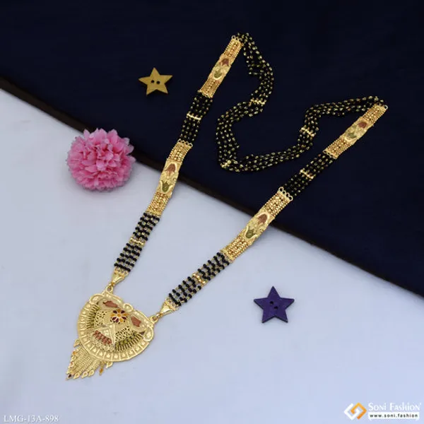 4_Line_Decorative_Design_Gold_Plated_Mangalsutra_For_Women_Style_A898
