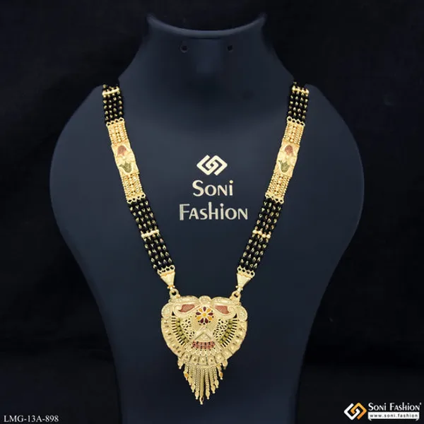 4_Line_Decorative_Design_Gold_Plated_Mangalsutra_For_Women_Style_A898