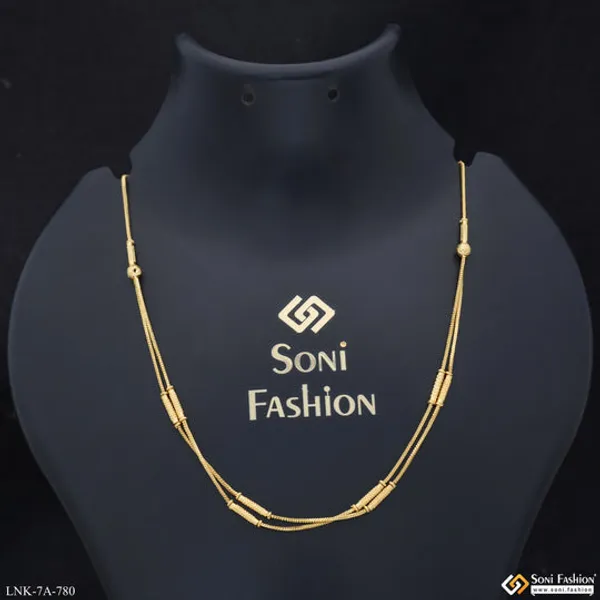 Cool_Design_Gold_Plated_Necklace_For_Women_Style_A780