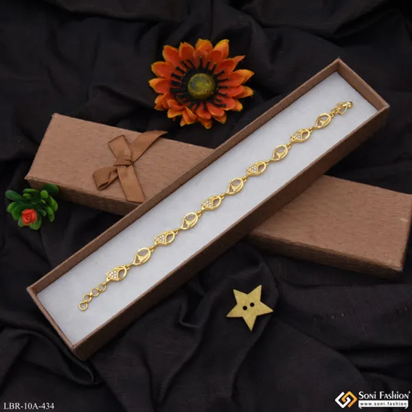 Decorative_Design_Gold_Plated_Bracelet_For_Ladies_Style_A434
