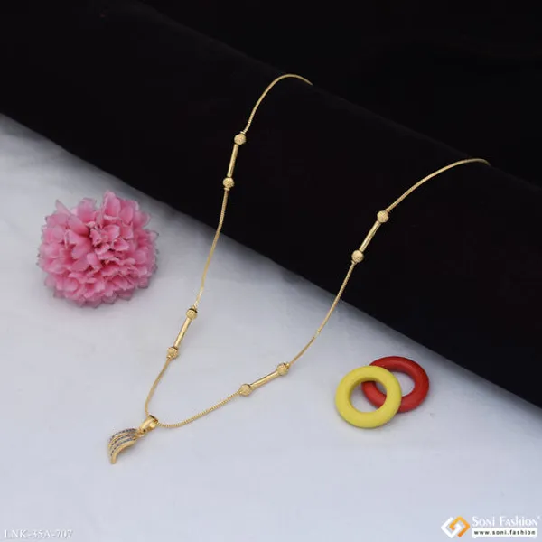 1_Gram_Gold_Plated_New_Style_Chain_Pendant_For_Ladies_Style_A707
