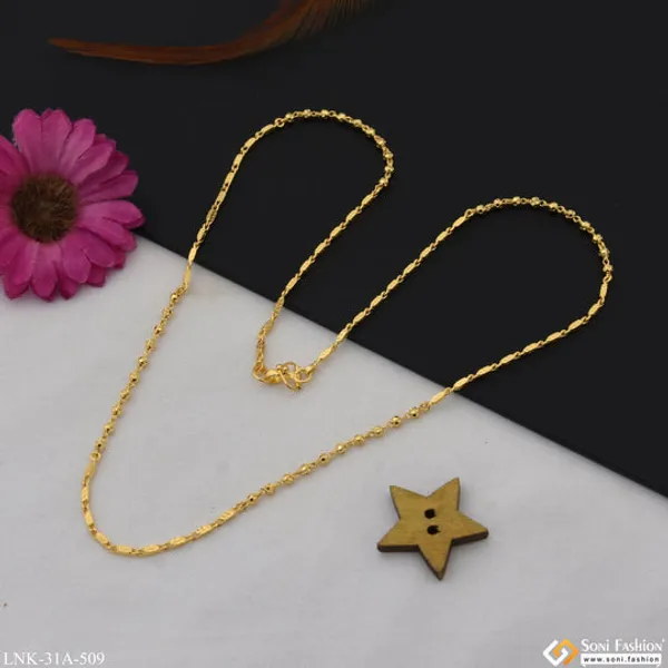 1_Gram_Gold_Plated_Exclusive_Design_Chain_For_Ladies_Style_A509
