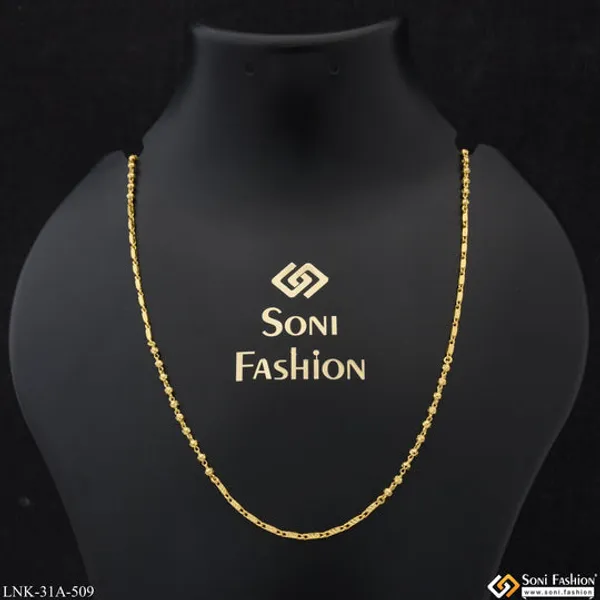 1_Gram_Gold_Plated_Exclusive_Design_Chain_For_Ladies_Style_A509