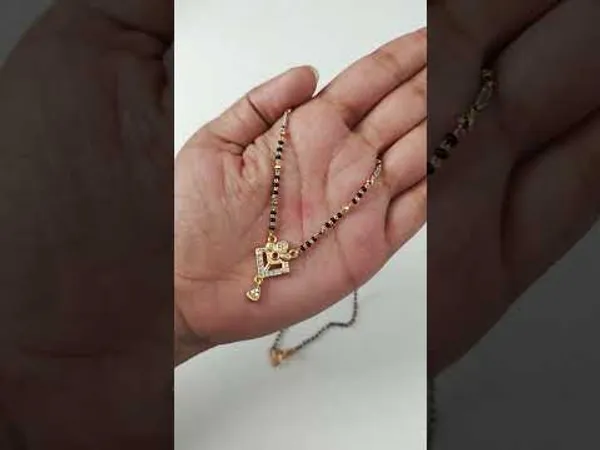 1_Gram_Gold_Plated_New_Style_Mangalsutra_For_Women_Style_A646