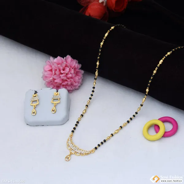 Latest_Design_Gold_Plated_Mangalsutra_Set_For_Women_Style_A646