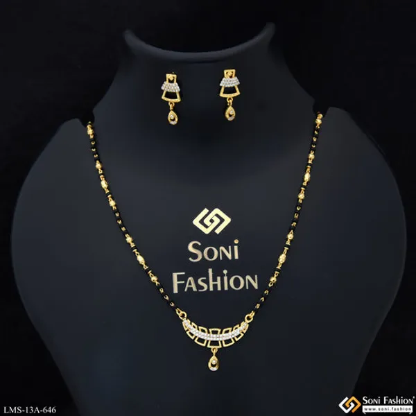 Latest_Design_Gold_Plated_Mangalsutra_Set_For_Women_Style_A646