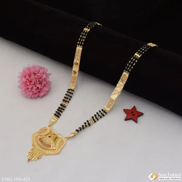Lovely_Design_Fashion_Forward_Gold_Plated_Mangalsutra_For_Women_Style_A422