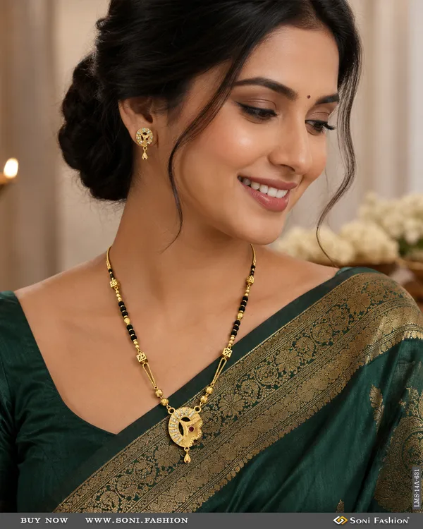 Artisanal_Design_Gold_Plated_Mangalsutra_Set_For_Women_Style_A631