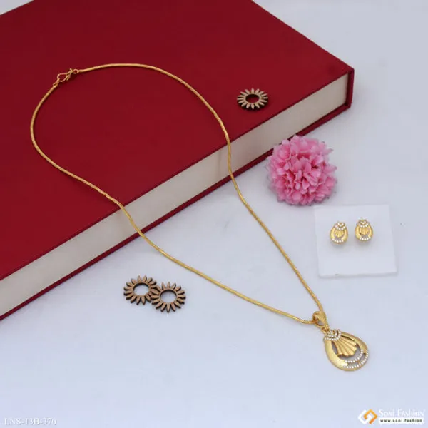 Decorative_Design_Gold_Plated_Necklace_Set_For_Women_Style_B370