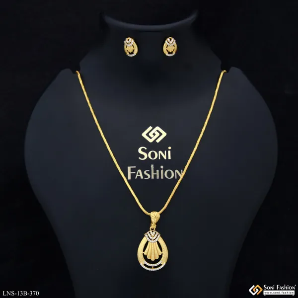 Decorative_Design_Gold_Plated_Necklace_Set_For_Women_Style_B370