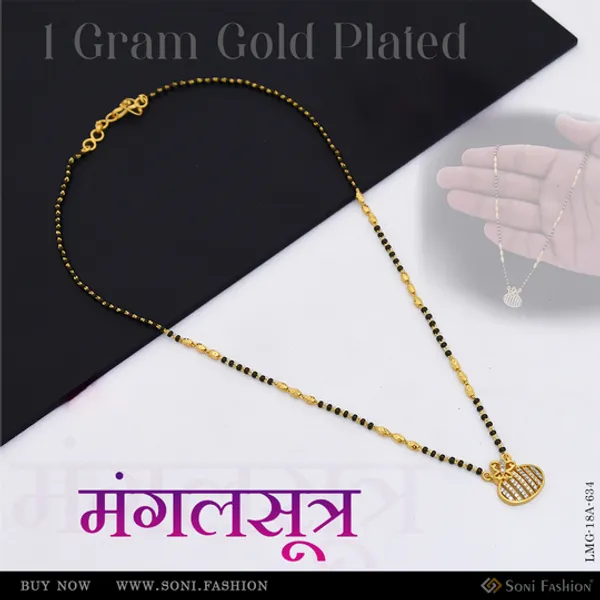 1_Gram_Gold_Plated_Dazzling_Design_Mangalsutra_For_Women_Style_A634