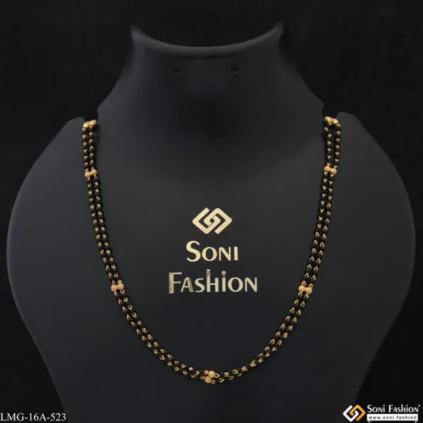 1_Gram_Gold_Plated_2_Line_Fashion_Forward_Mangalsutra_Dori_For_Women_Style_A523