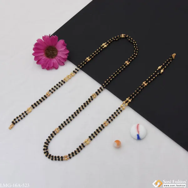 1_Gram_Gold_Plated_2_Line_Fashion_Forward_Mangalsutra_Dori_For_Women_Style_A523