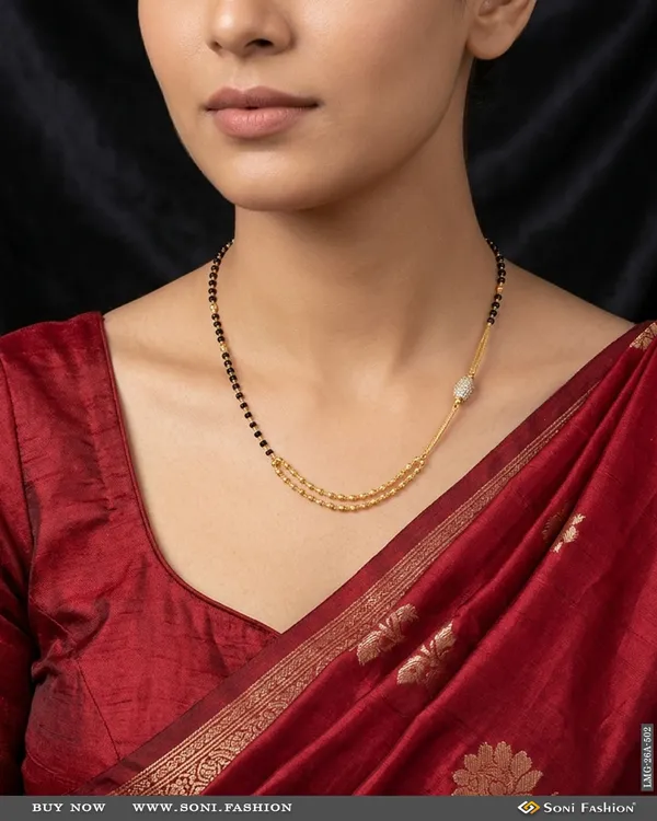 1_Gram_Gold_Plated_Chic_Design_Casual_Design_Mangalsutra_For_Women_Style_A502