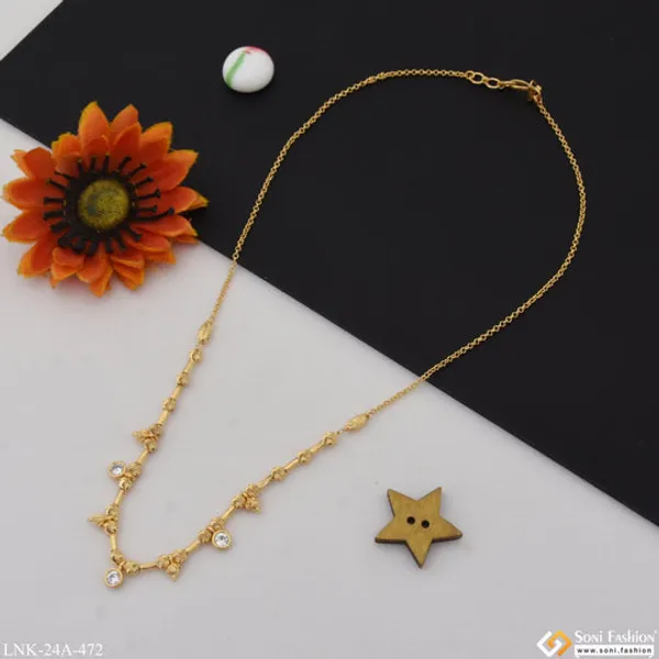 1_Gram_Gold_Plated_With_Diamond_Fancy_Design_Necklace_For_Ladies_Style_A472