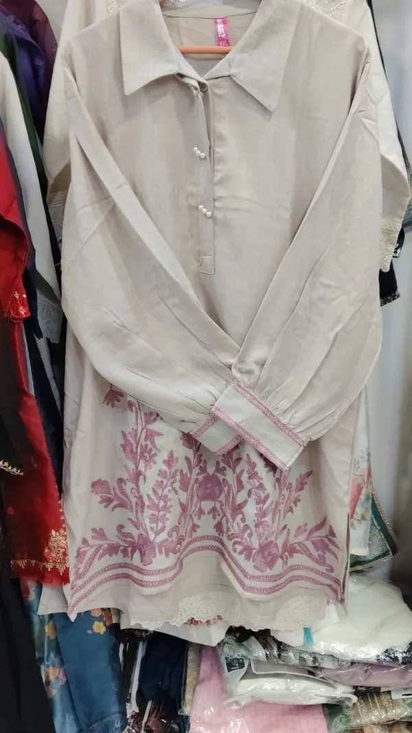 Cream_Pashmina_Straight_Floral_Print_Co-Ord_Set_For_Women
