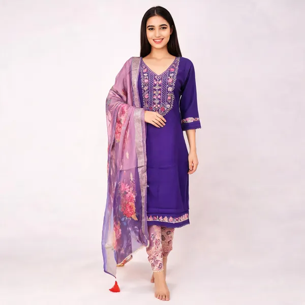 Purple_Crepe_Straight_Embroidered_Kurta_Set_For_Women