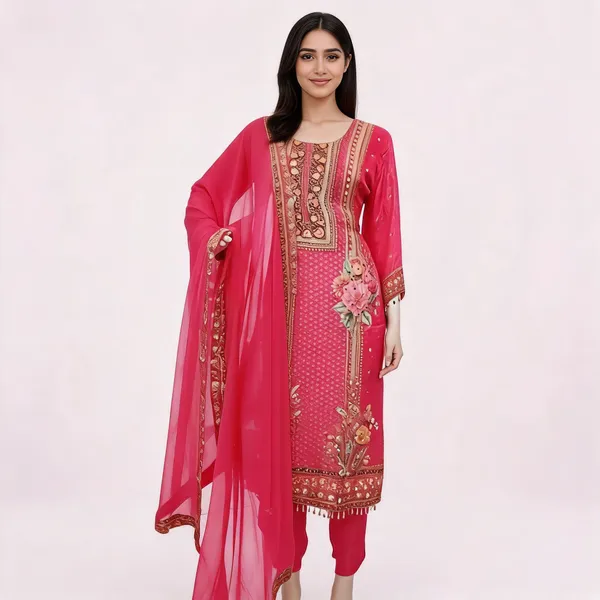 Pink_Crepe_Embroidered_Kurta_Set_For_Women