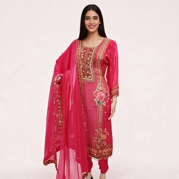 Pink_Crepe_Embroidered_Kurta_Set_For_Women