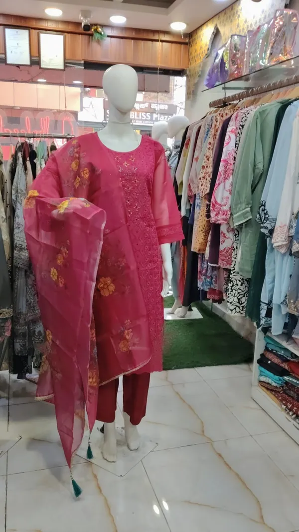 Pink_Crepe_Straight_Embroidered_Kurta_Set_For_Women