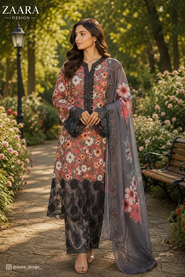 Grey_Lawn_Straight_Floral_Print_Kurta_Set_For_Women
