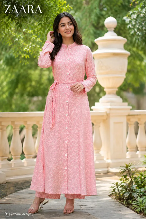 Pink_Ice_Crepe_Belted_Printed_Maxi_Dress_For_Women