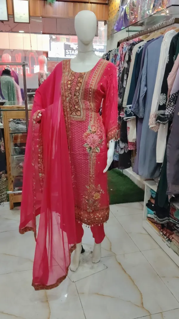 Pink_Crepe_Embroidered_Kurta_Set_For_Women