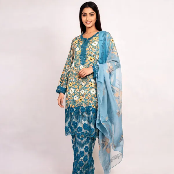 Blue_Lawn_Floral_Print_Embroidered_Salwar_Kurta_Set_For_Women