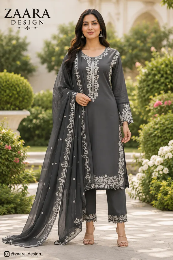 Grey_Rayon_Straight_Embroidered_Kurta_Set_For_Women