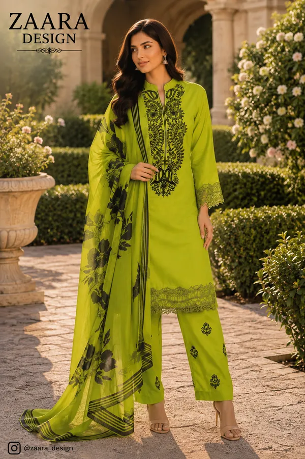 Green_Rayon_Straight_Printed_Kurta_Set_For_Women