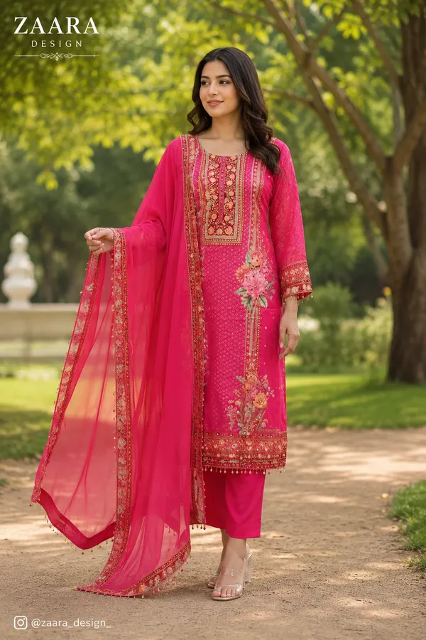 Pink_Crepe_Embroidered_Kurta_Set_For_Women