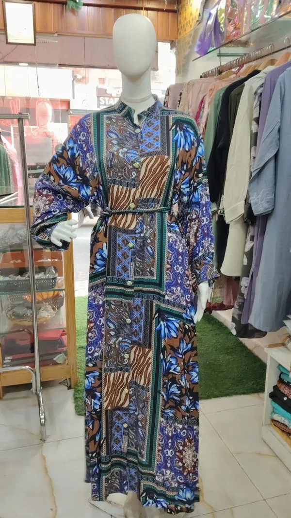 Blue_Ice_Crepe_Relaxed_Printed_Maxi_Gown_For_Women