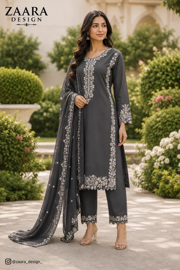 Grey_Rayon_Straight_Embroidered_Kurta_Set_For_Women