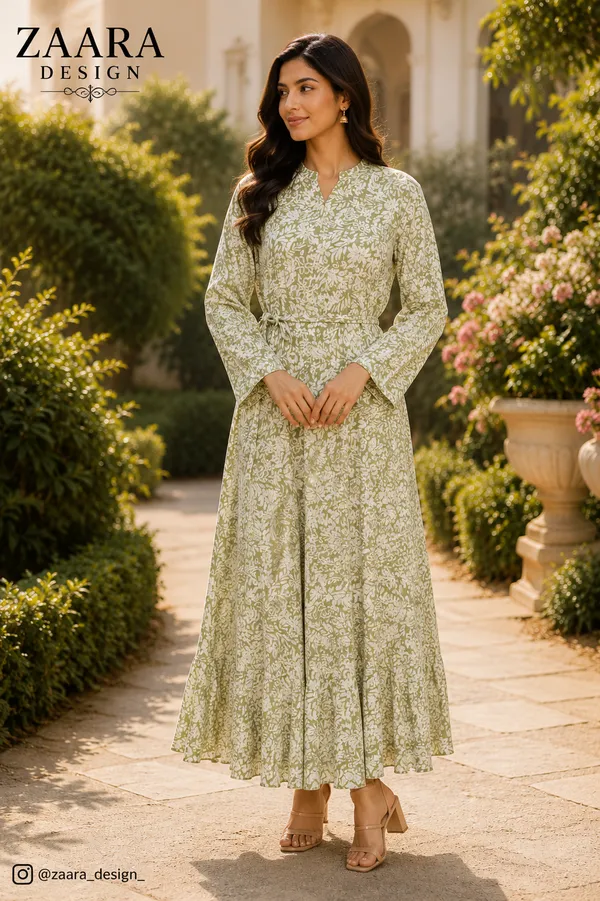 Sage_Green_Ice_Crepe_Floral_Print_Maxi_Dress_For_Women