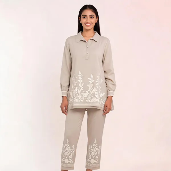 Grey_Pashmina_Straight_Embroidered_Co-Ord_Set_For_Women