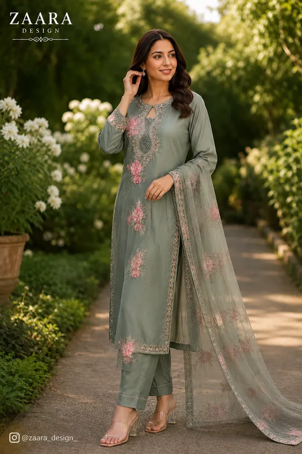 Sage_Green_Satin_Silk_Straight_Embroidered_Kurta_Set_For_Women
