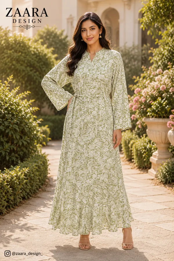 Sage_Green_Ice_Crepe_Floral_Print_Maxi_Dress_For_Women