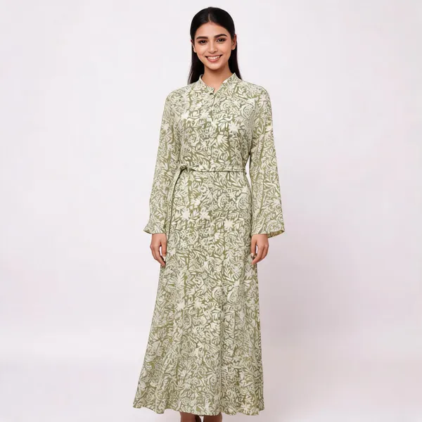 Sage_Green_Ice_Crepe_Floral_Print_Maxi_Dress_For_Women