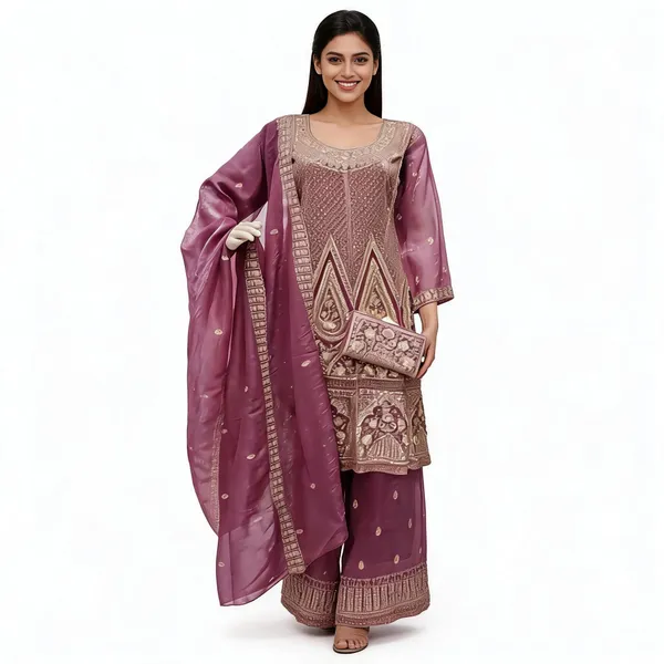 Mauve_Georgette_Embroidered_Ethnic_Kurta_Set_For_Women