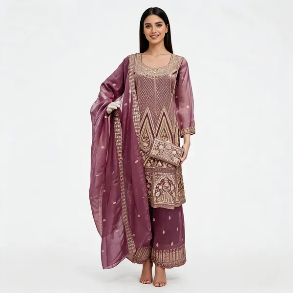 Mauve_Georgette_Embroidered_Ethnic_Kurta_Set_For_Women