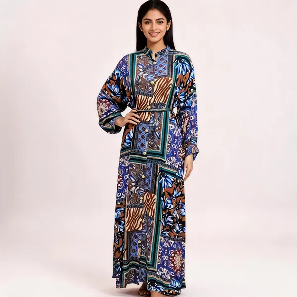 Blue_Ice_Crepe_Relaxed_Printed_Maxi_Gown_For_Women