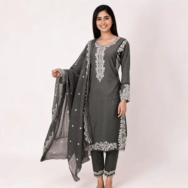 Grey_Rayon_Straight_Embroidered_Kurta_Set_For_Women