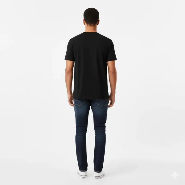 Male_Plain_Regular_Fit_Casual_Tee_Black