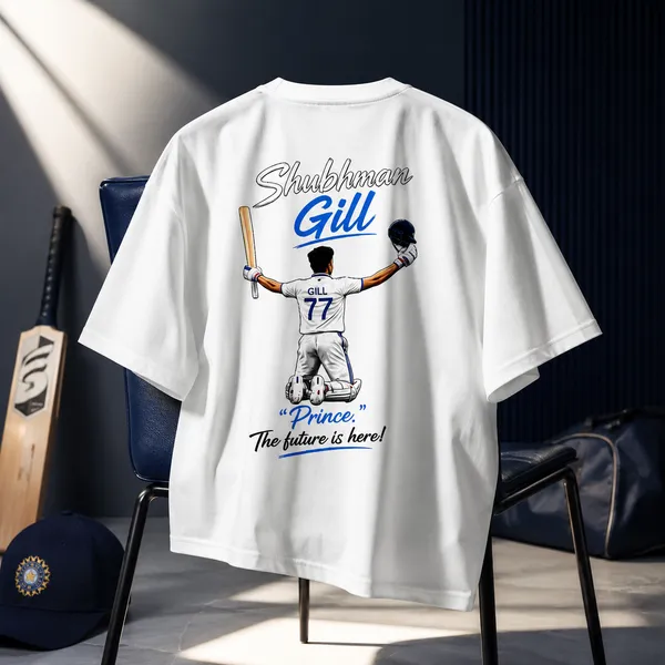 The_Future_Is_Here_Shubhman_Gill_Oversized_Cricket_Tribute_Tee