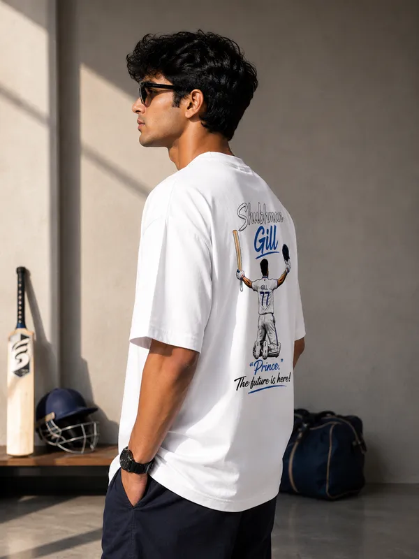 The_Future_Is_Here_Shubhman_Gill_Oversized_Cricket_Tribute_Tee