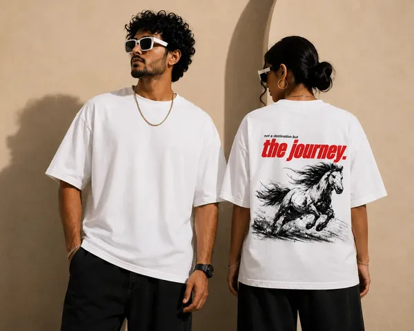 The_Journey_Horse_Oversized_T_Shirt_Motivational_Graphic_Tee_240_Gsm